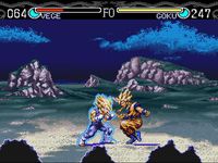 une photo d'Ã©cran de Dragon Ball Z - Hyper Dimension sur Nintendo Super Nes
